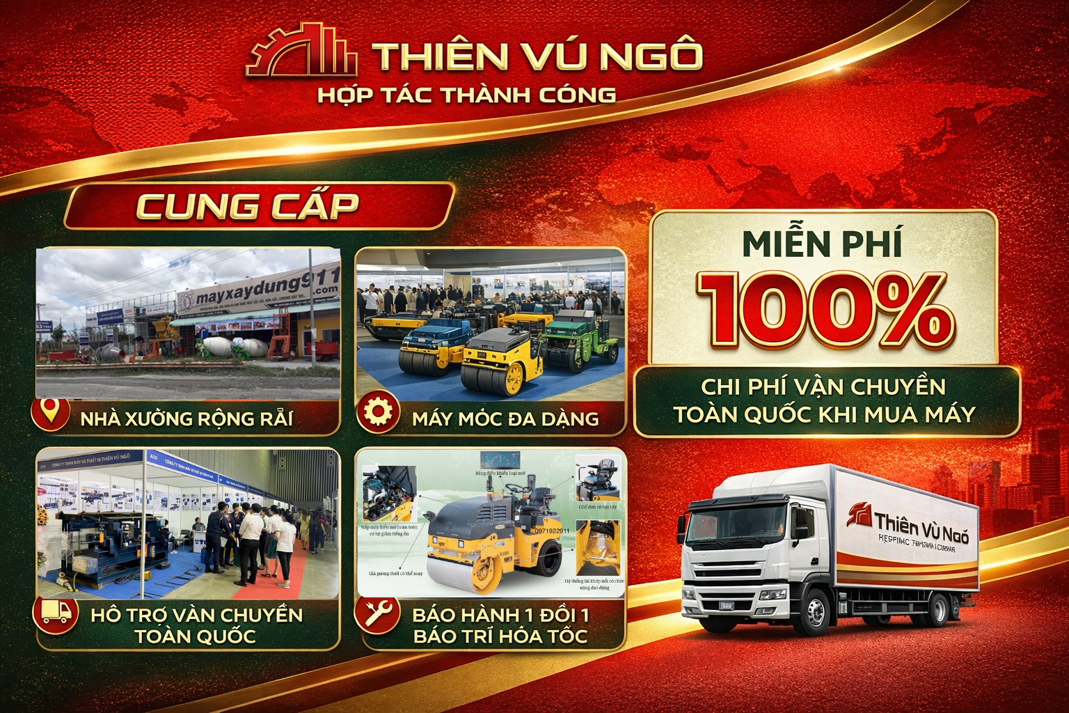 Máy Xây Dựng Thiên Vũ Ngô