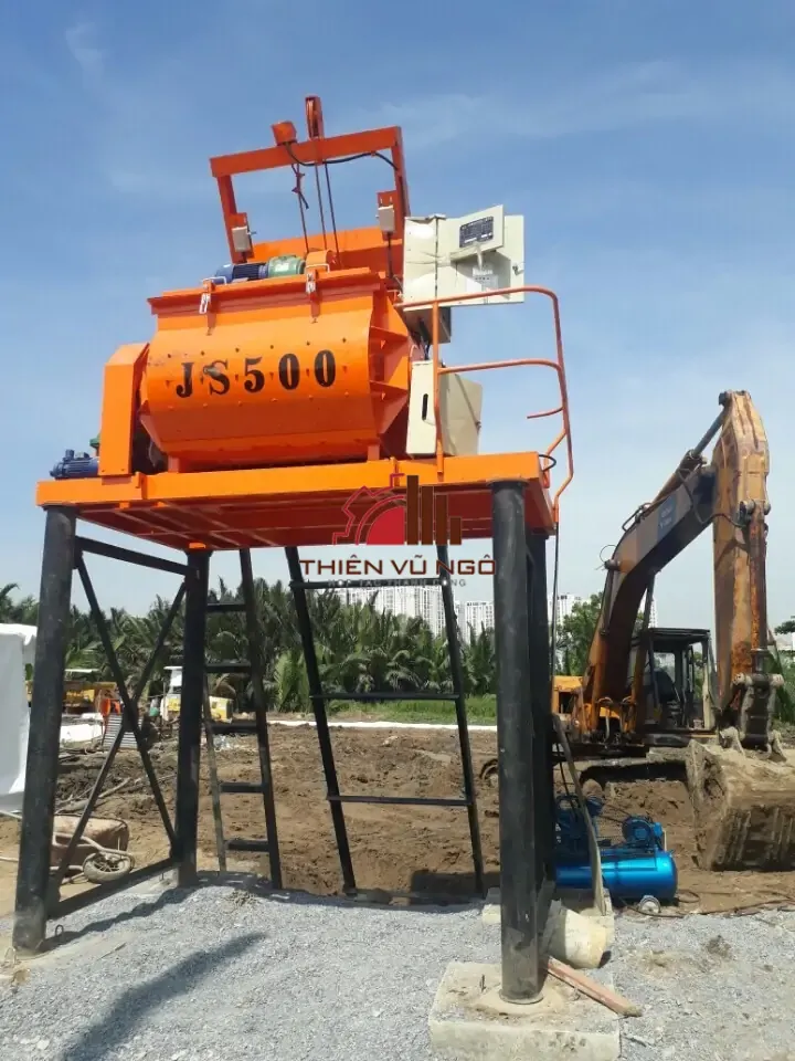 Thiên Vũ Ngô Đẩy Mạnh Trang Bị Máy Trộn Bê Tông Hiện Đại Cho Ngành Xây Dựng Việt Nam