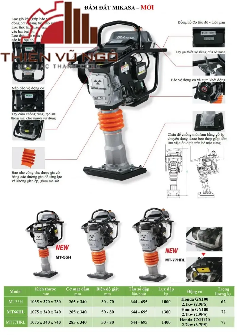 m&aacute;y đầm c&oacute;c MIKASA MT55H
