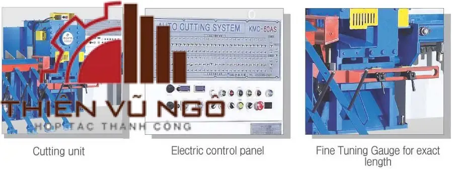 Máy Cắt Sắt Cây Tự Động Kunwoo KMC-60AS