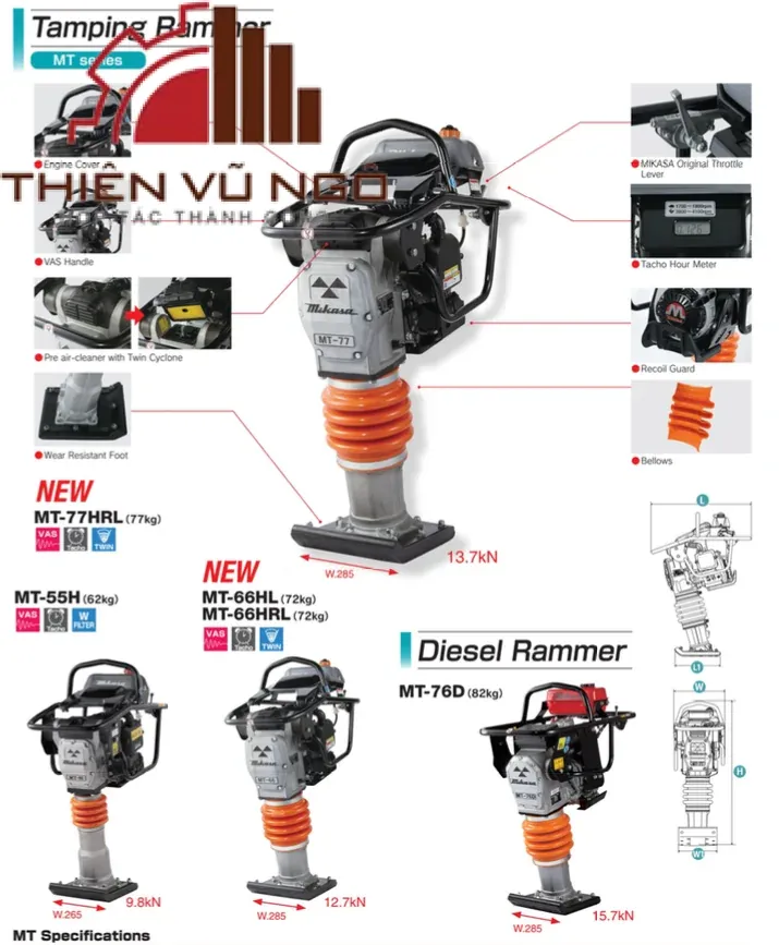 M&aacute;y đầm c&oacute;c mikasa MT77HRL
