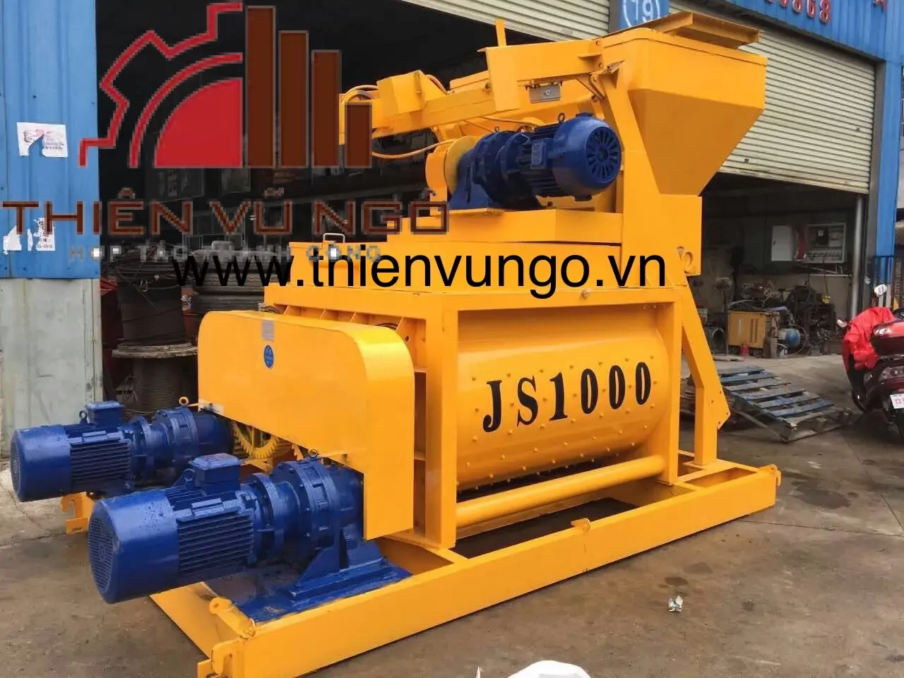 So Sánh Máy Trộn Bê Tông JS500